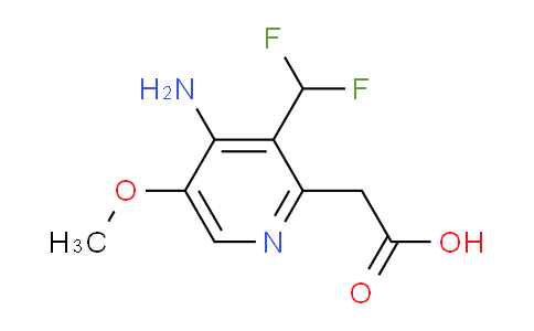 AM132631 | 1805363-33-0 | 4-Amino-3-(difluoromethyl)-5-methoxypyridine-2-acetic acid