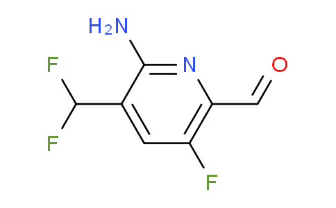 AM132641 | 1805325-07-8 | 2-Amino-3-(difluoromethyl)-5-fluoropyridine-6-carboxaldehyde
