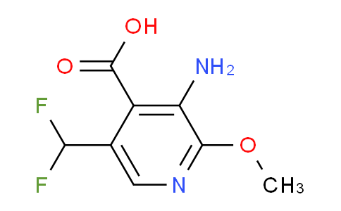 AM132647 | 1806816-72-7 | 3-Amino-5-(difluoromethyl)-2-methoxypyridine-4-carboxylic acid