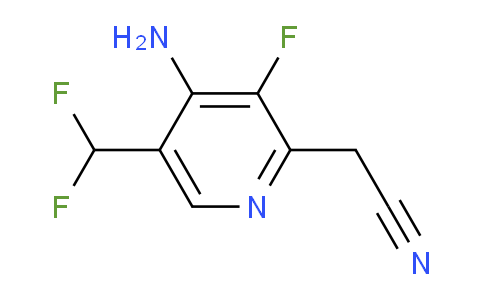 AM132648 | 1805110-04-6 | 4-Amino-5-(difluoromethyl)-3-fluoropyridine-2-acetonitrile