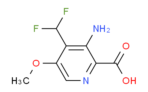 AM132697 | 1805982-87-9 | 3-Amino-4-(difluoromethyl)-5-methoxypyridine-2-carboxylic acid