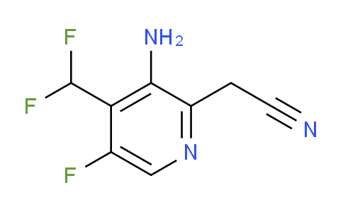 AM132727 | 1805109-79-8 | 3-Amino-4-(difluoromethyl)-5-fluoropyridine-2-acetonitrile