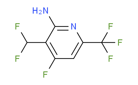 2-Amino-3-(difluoromethyl)-4-fluoro-6-(trifluoromethyl)pyridine
