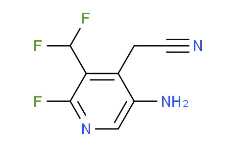 5-Amino-3-(difluoromethyl)-2-fluoropyridine-4-acetonitrile
