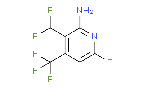 2-Amino-3-(difluoromethyl)-6-fluoro-4-(trifluoromethyl)pyridine
