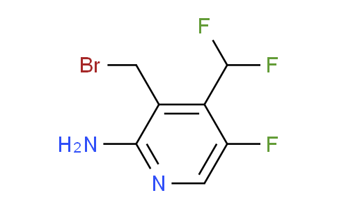 2-Amino-3-(bromomethyl)-4-(difluoromethyl)-5-fluoropyridine