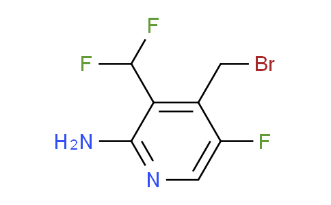 2-Amino-4-(bromomethyl)-3-(difluoromethyl)-5-fluoropyridine