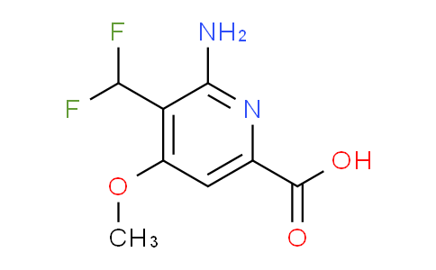 AM132760 | 1805370-83-5 | 2-Amino-3-(difluoromethyl)-4-methoxypyridine-6-carboxylic acid