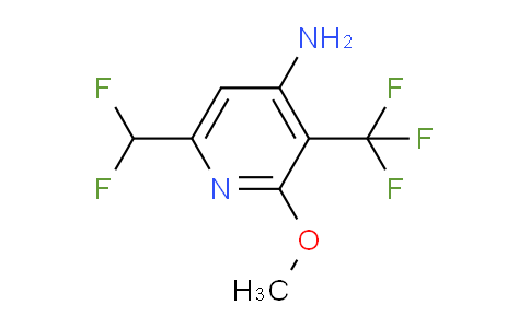 AM132776 | 1805009-67-9 | 4-Amino-6-(difluoromethyl)-2-methoxy-3-(trifluoromethyl)pyridine