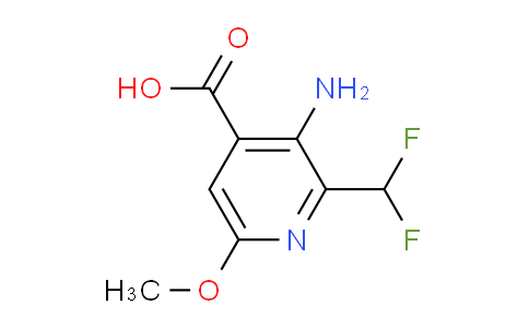 AM132778 | 1806918-13-7 | 3-Amino-2-(difluoromethyl)-6-methoxypyridine-4-carboxylic acid