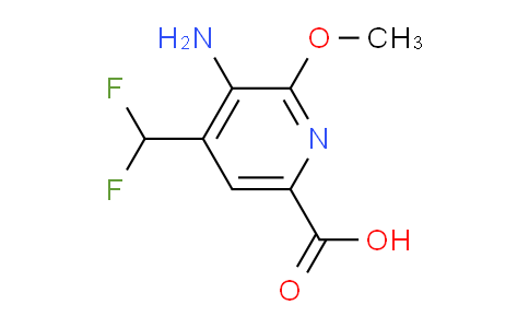 AM132780 | 1805010-13-2 | 3-Amino-4-(difluoromethyl)-2-methoxypyridine-6-carboxylic acid
