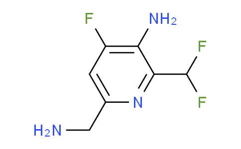 3-Amino-6-(aminomethyl)-2-(difluoromethyl)-4-fluoropyridine