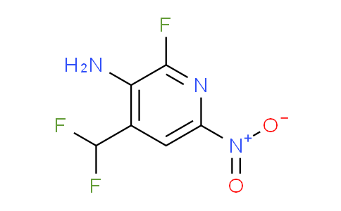 AM132807 | 1805323-12-9 | 3-Amino-4-(difluoromethyl)-2-fluoro-6-nitropyridine