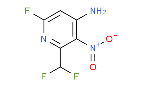 4-Amino-2-(difluoromethyl)-6-fluoro-3-nitropyridine