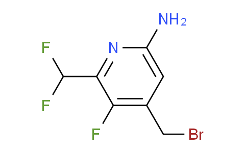 6-Amino-4-(bromomethyl)-2-(difluoromethyl)-3-fluoropyridine