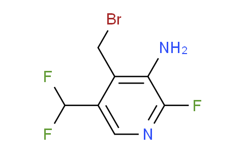 3-Amino-4-(bromomethyl)-5-(difluoromethyl)-2-fluoropyridine