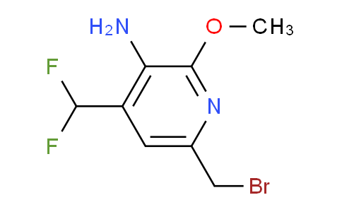 3-Amino-6-(bromomethyl)-4-(difluoromethyl)-2-methoxypyridine