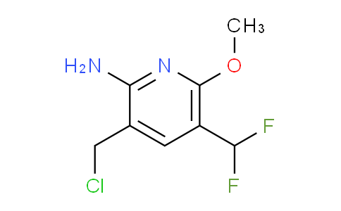 2-Amino-3-(chloromethyl)-5-(difluoromethyl)-6-methoxypyridine