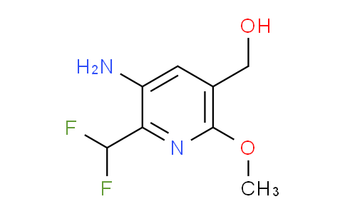 3-Amino-2-(difluoromethyl)-6-methoxypyridine-5-methanol
