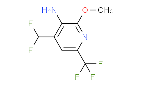 3-Amino-4-(difluoromethyl)-2-methoxy-6-(trifluoromethyl)pyridine