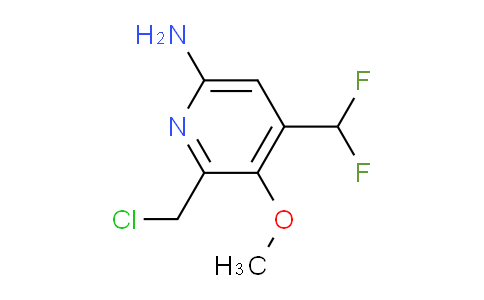 6-Amino-2-(chloromethyl)-4-(difluoromethyl)-3-methoxypyridine