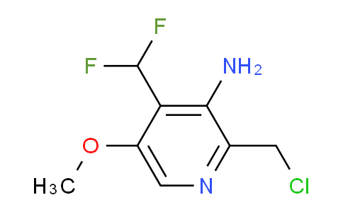3-Amino-2-(chloromethyl)-4-(difluoromethyl)-5-methoxypyridine