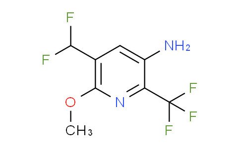 AM132858 | 1806821-81-7 | 3-Amino-5-(difluoromethyl)-6-methoxy-2-(trifluoromethyl)pyridine