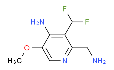 4-Amino-2-(aminomethyl)-3-(difluoromethyl)-5-methoxypyridine