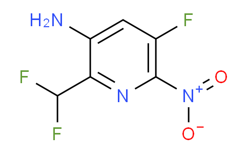 3-Amino-2-(difluoromethyl)-5-fluoro-6-nitropyridine