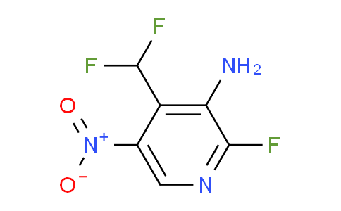 3-Amino-4-(difluoromethyl)-2-fluoro-5-nitropyridine