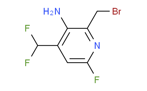 AM132898 | 1805343-33-2 | 3-Amino-2-(bromomethyl)-4-(difluoromethyl)-6-fluoropyridine