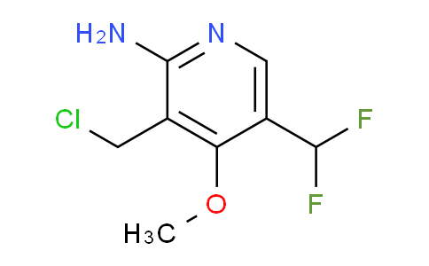 2-Amino-3-(chloromethyl)-5-(difluoromethyl)-4-methoxypyridine