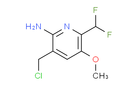 2-Amino-3-(chloromethyl)-6-(difluoromethyl)-5-methoxypyridine