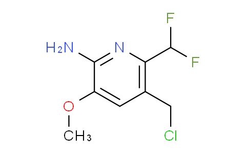 2-Amino-5-(chloromethyl)-6-(difluoromethyl)-3-methoxypyridine