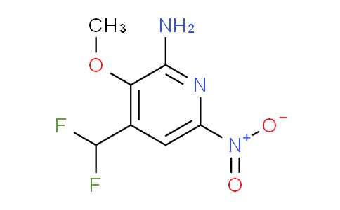 2-Amino-4-(difluoromethyl)-3-methoxy-6-nitropyridine