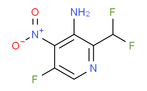 3-Amino-2-(difluoromethyl)-5-fluoro-4-nitropyridine