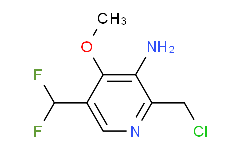 3-Amino-2-(chloromethyl)-5-(difluoromethyl)-4-methoxypyridine