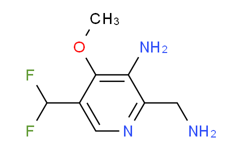 3-Amino-2-(aminomethyl)-5-(difluoromethyl)-4-methoxypyridine