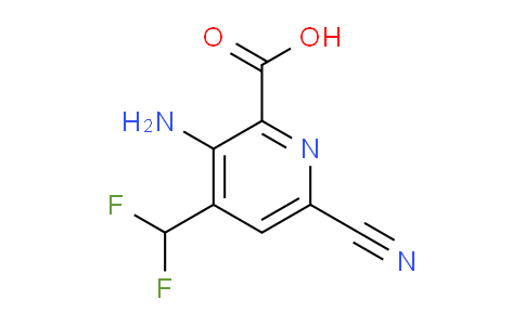 AM132988 | 1806837-58-0 | 3-Amino-6-cyano-4-(difluoromethyl)pyridine-2-carboxylic acid