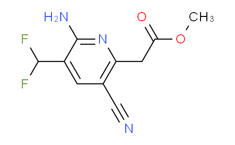 AM132995 | 1804728-13-9 | Methyl 2-amino-5-cyano-3-(difluoromethyl)pyridine-6-acetate