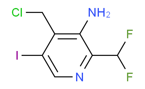 AM132997 | 1805214-16-7 | 3-Amino-4-(chloromethyl)-2-(difluoromethyl)-5-iodopyridine