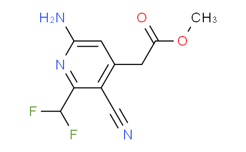 AM133001 | 1806809-91-5 | Methyl 6-amino-3-cyano-2-(difluoromethyl)pyridine-4-acetate