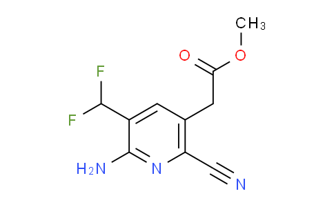 AM133002 | 1803672-88-9 | Methyl 2-amino-6-cyano-3-(difluoromethyl)pyridine-5-acetate