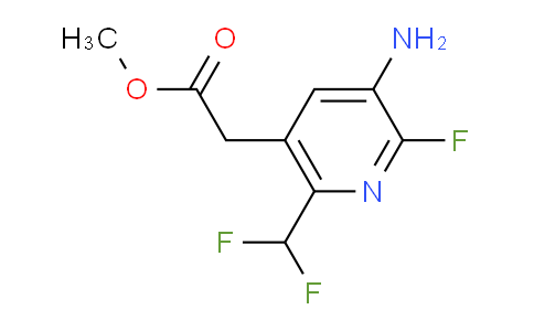 AM133013 | 1805943-82-1 | Methyl 3-amino-6-(difluoromethyl)-2-fluoropyridine-5-acetate