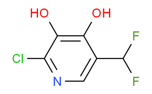 2-Chloro-5-(difluoromethyl)-3,4-dihydroxypyridine