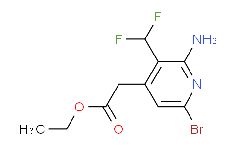 AM133023 | 1806062-17-8 | Ethyl 2-amino-6-bromo-3-(difluoromethyl)pyridine-4-acetate