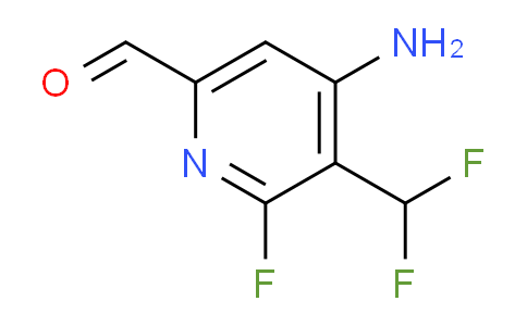 4-Amino-3-(difluoromethyl)-2-fluoropyridine-6-carboxaldehyde