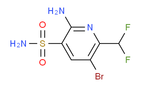 2-Amino-5-bromo-6-(difluoromethyl)pyridine-3-sulfonamide