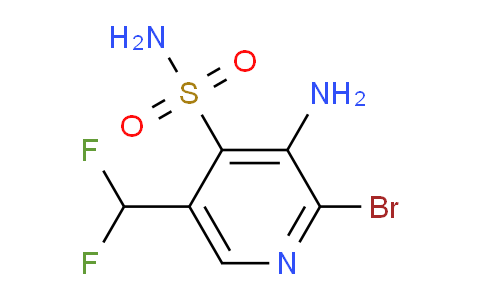 3-Amino-2-bromo-5-(difluoromethyl)pyridine-4-sulfonamide
