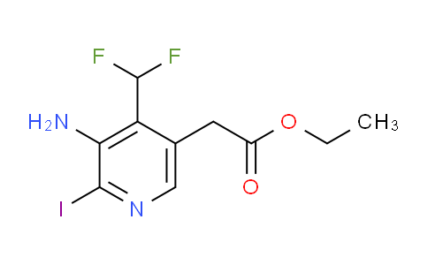 AM133058 | 1804679-38-6 | Ethyl 3-amino-4-(difluoromethyl)-2-iodopyridine-5-acetate